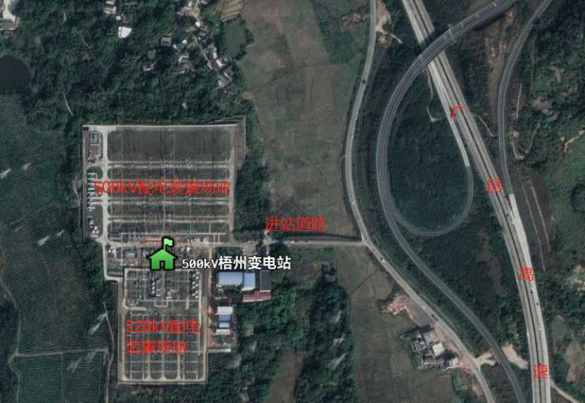 500kV梧州变电站间隔扩建工程